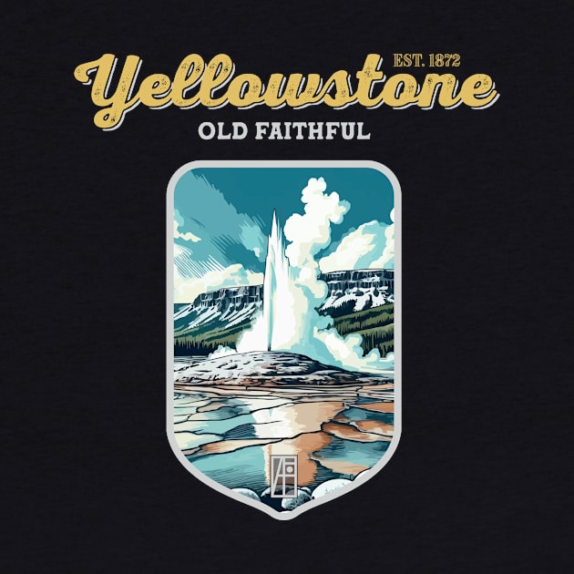 USA - NATIONAL PARK - YELLOWSTONE Old Faithful - 3 by ArtProjectShop